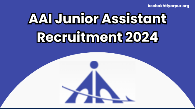 Exciting Opportunity: Apply Now for 89 Junior Assistant Positions at AAI!