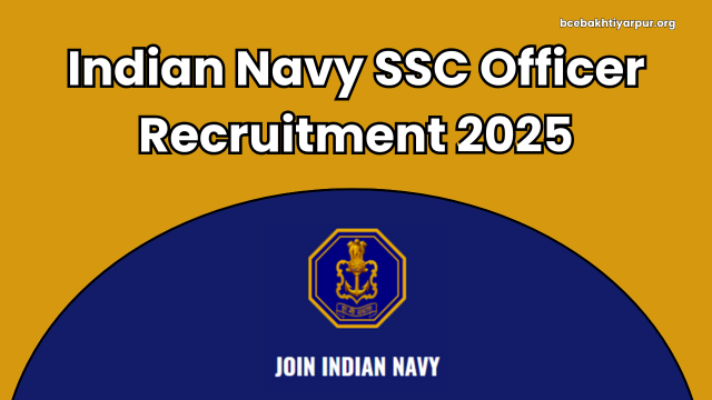 Indian Navy SSC Officer Recruitment 2025