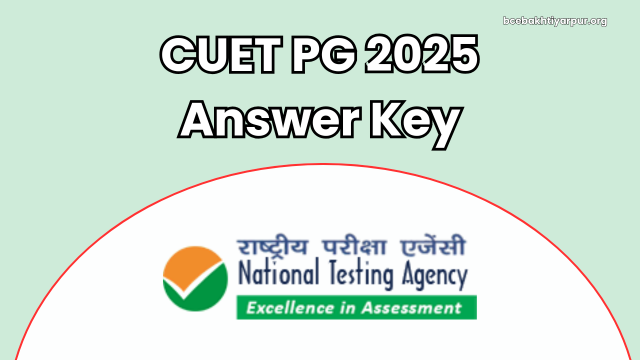 CUET PG 2025 Answer Key
